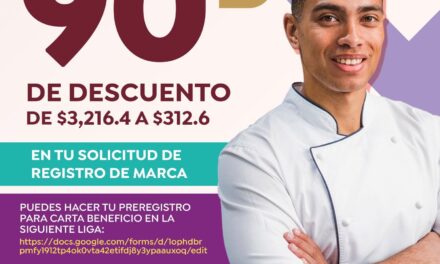 Héctor Santana LANZA PROGRAMA CON 90% DE DESCUENTO EN REGISTRO DE MARCA PARA EMPRENDEDORES