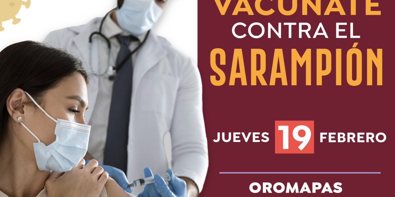 Nueva jornada de vacunación contra el sarampión en Valle de Banderas