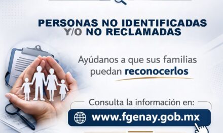 Fiscalía General del Estado de Nayarit HABILITA CONSULTA DE PERSONAS NO IDENTIFICADAS EN SU SITIO WEB OFICIAL