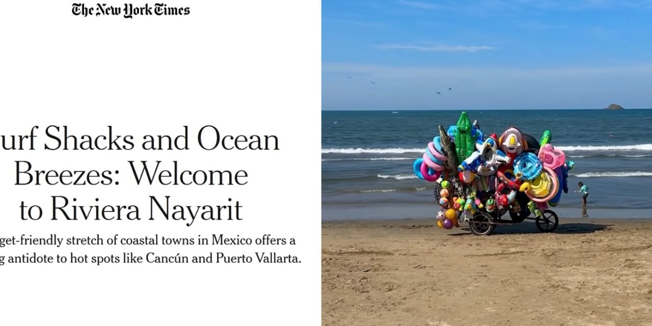 The New York Times reconoce a Bahía de Banderas como uno de los mejores destinos turísticos de México