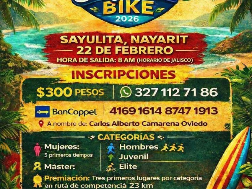 ⚜️3ra Edición Sayulita Bike ⚜️Te da la bienvenida nuevamente a esta gran aventura sobre ruedas!! 🚵🚵‍♂️🚵‍♀️