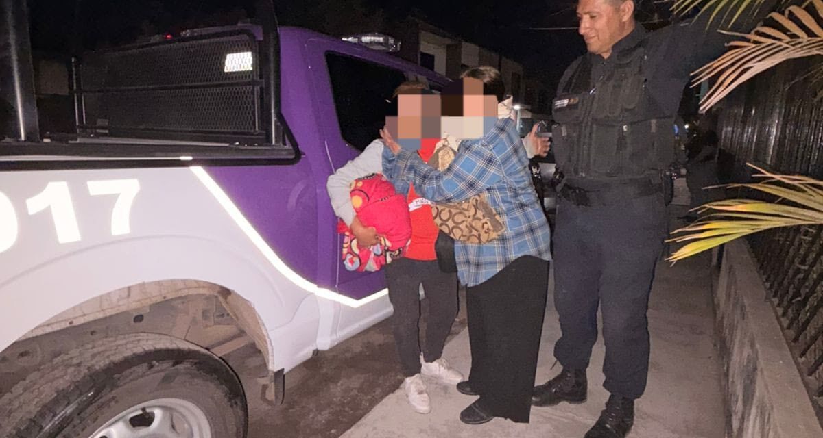 POLICÍA ESTATAL LOCALIZA A MENOR Y ADULTA MAYOR REPORTADAS COMO EXTRAVIADAS EN TEPIC