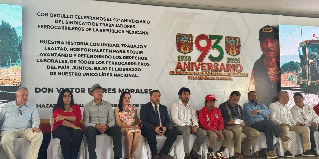 Mazatlán fue sede del inicio de las actividades por el 93 aniversario del Sindicato de Trabajadores Ferrocarrileros de la República Mexicana.