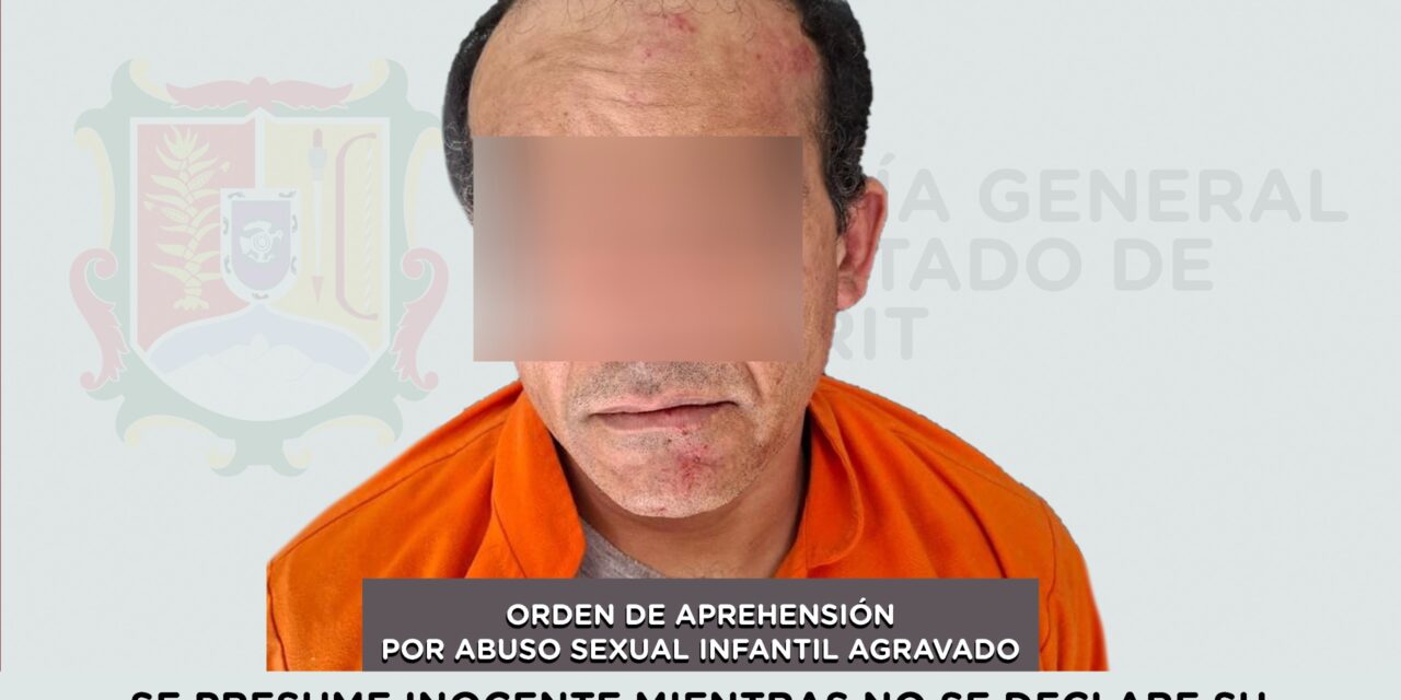 📢 #Boletín | DETENIDO POR ABUSO SEXUAL INFANTIL EQUIPARADO
