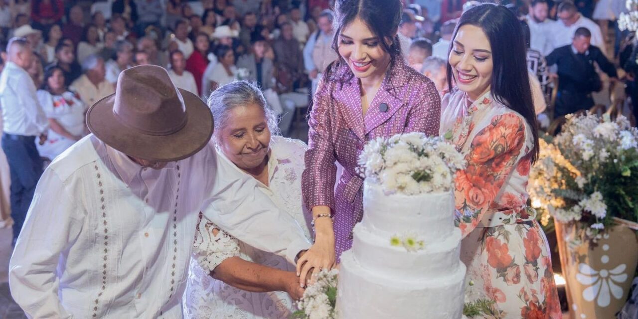 40 parejas formalizan su unión en Bodas Colectivas 2026