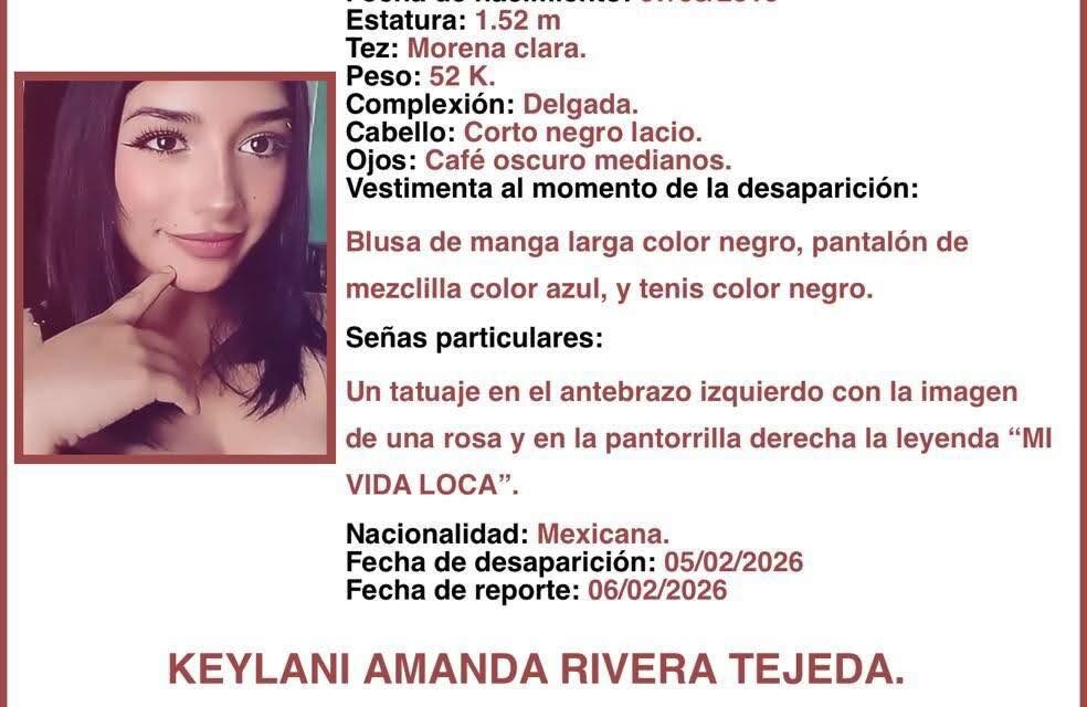 SE SOLICITA APOYO CIUDADANO PARA LOCALIZAR A ESTA PERSONA