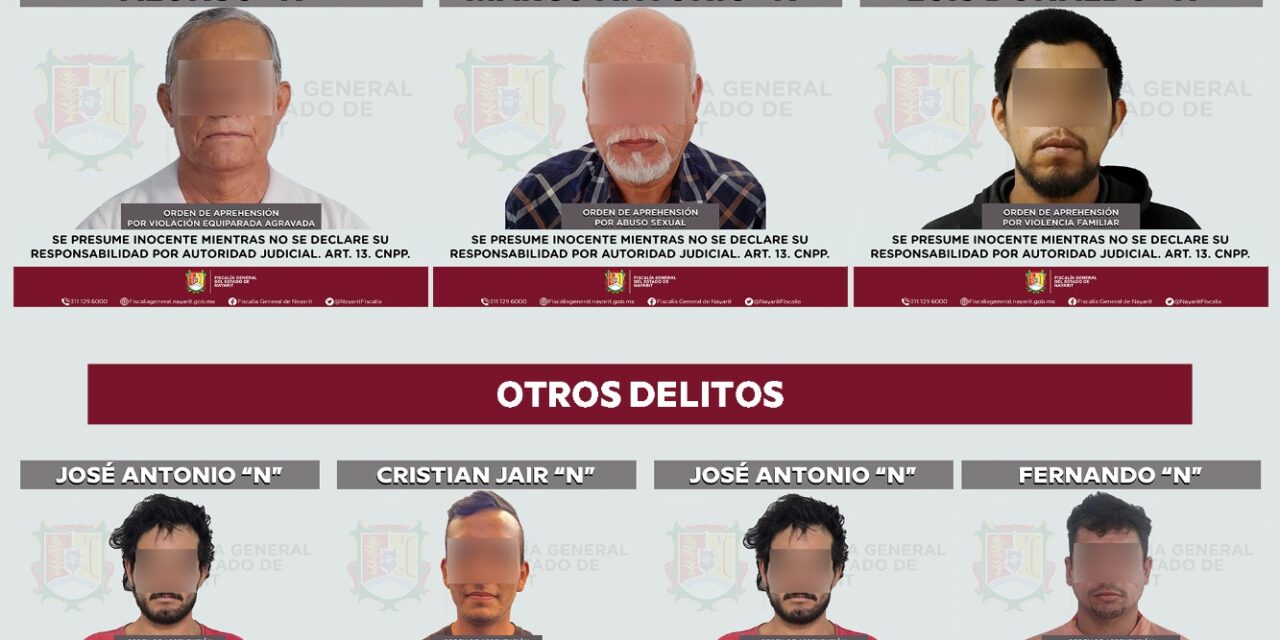 REPORTA FGEN 25 ÓRDENES DE APREHENSIÓN EJECUTADAS EN JORNADA DE ACCIÓN PENAL