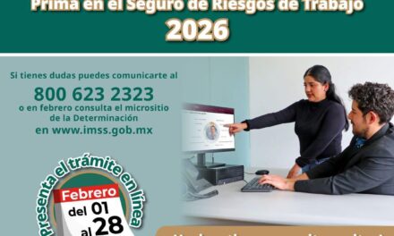 FEBRERO, MES DE LA PRIMA DE RIESGOS DE TRABAJO