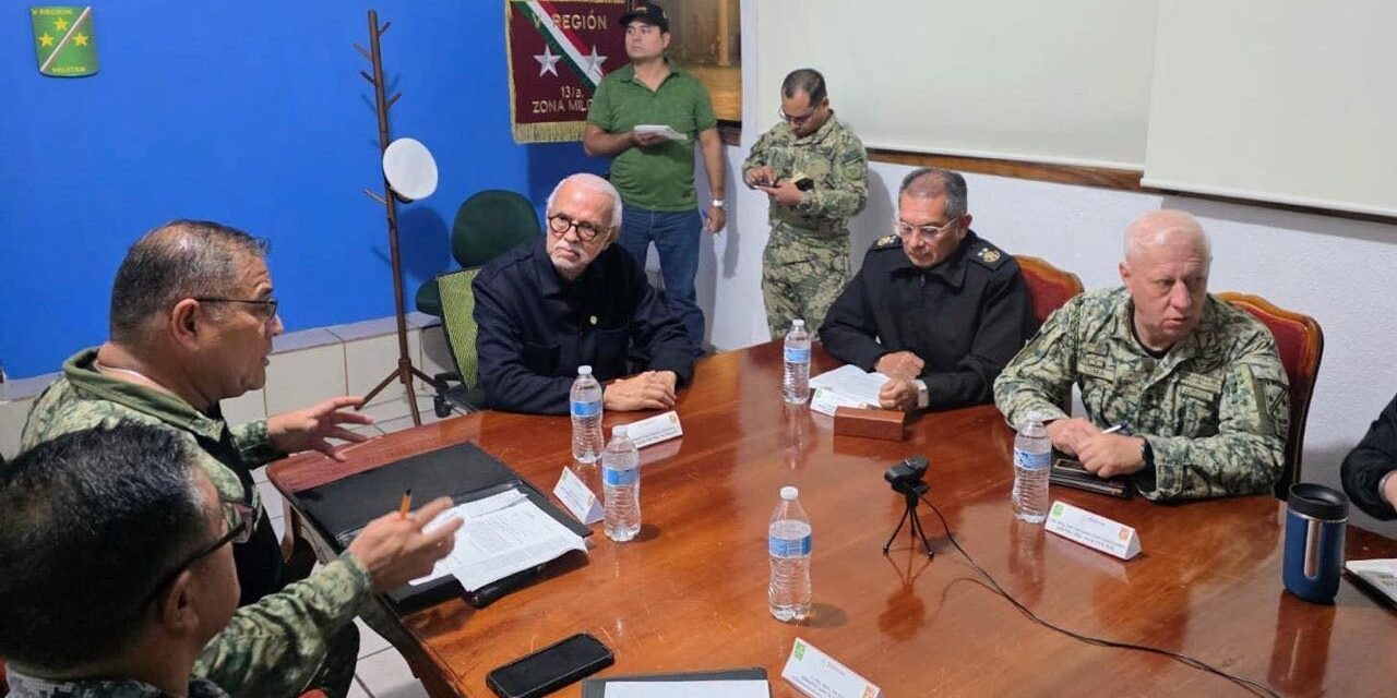CONTINÚA SESIÓN PERMANENTE DE SEGURIDAD Y AVANZAN LABORES PARA RESTABLECER LA NORMALIDAD EN NAYARIT