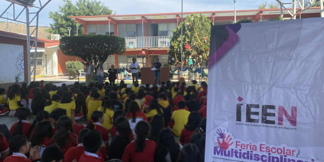 IEEN FORTALECE LA PARTICIPACIÓN CÍVICA Y LOS VALORES DEMOCRÁTICOS EN LA NIÑEZ Y JUVENTUD NAYARITA