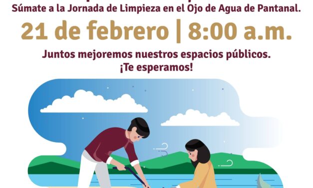¡JORNADA DE LIMPIEZA EN EL OJO DE AGUA DE PANTANAL!