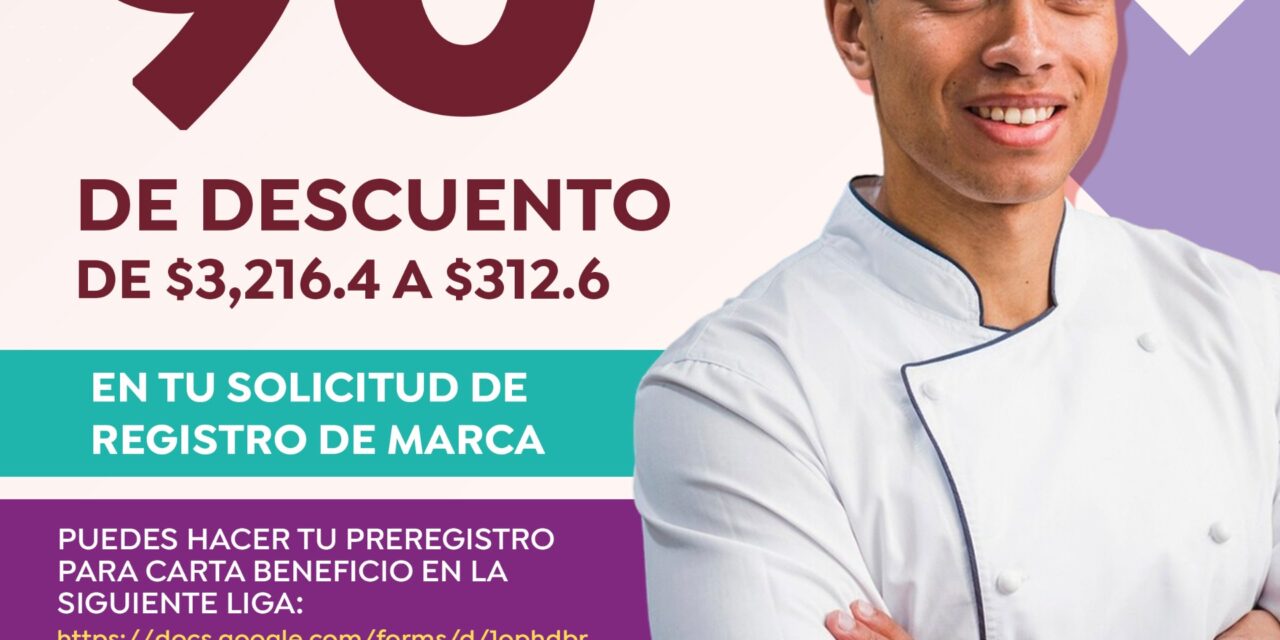 Héctor Santana IMPULSA APOYO A EMPRESARIOS CON 90% DE DESCUENTO EN REGISTRO DE MARCA