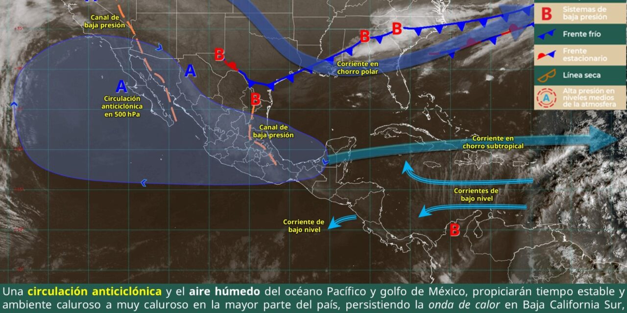 PRONÓSTICO DEL CLIMA PARA HOY 27 DE FEBRERO DE 2026: AMBIENTE CALUROSO Y RACHAS DE VIENTO EN DIVERSOS ESTADOS