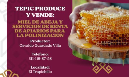EN EL TRAPICHILLO PRODUCEN Y VENDEN MIEL 100% NATURAL; TAMBIÉN OFRECEN RENTA DE APIARIOS