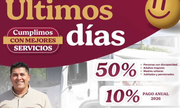 ¡APROVECHA LOS DESCUENTOS DE FEBRERO EN TU IMPUESTO PREDIAL EN TEPIC!