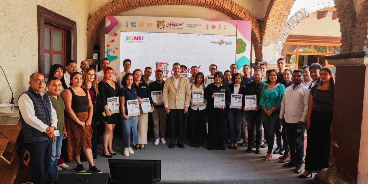 NAYARIT IMPULSA EL TURISMO CON EL PROGRAMA INSTITUCIONAL 2026 Y ENTREGA DE CREDENCIALES NOM-09