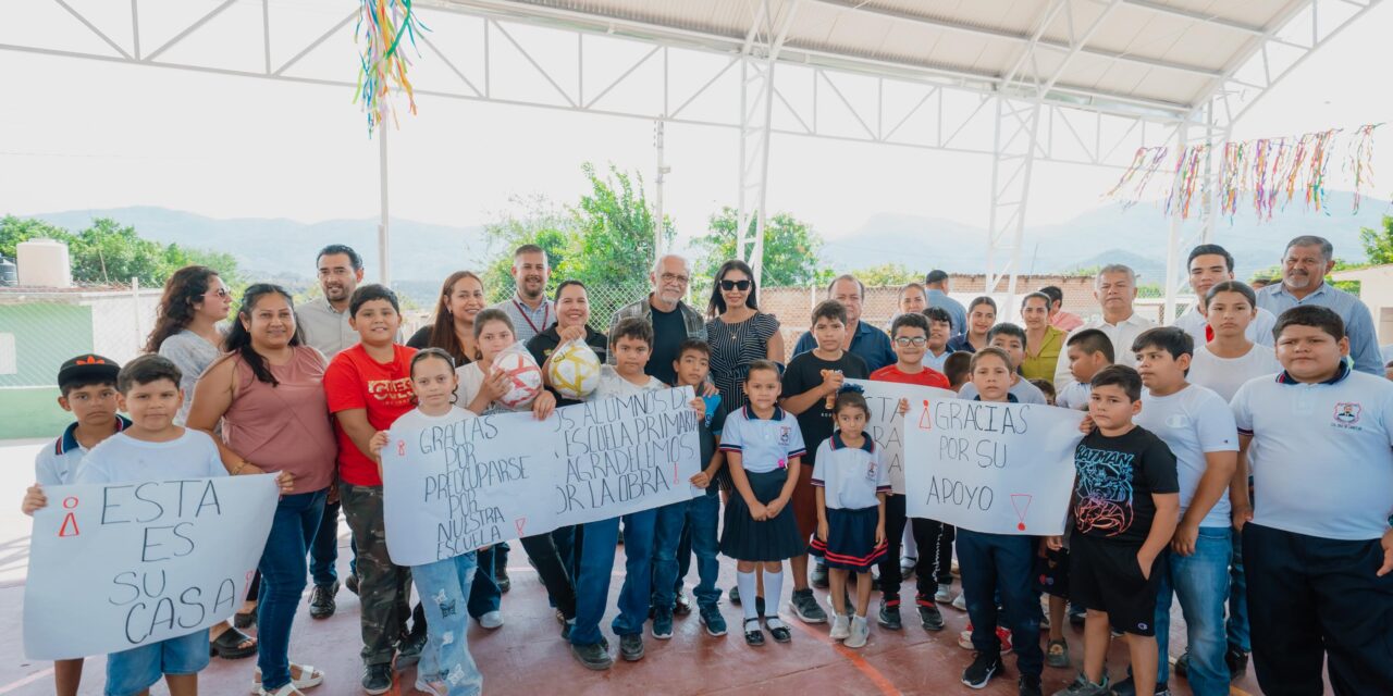 Gobierno de Nayarit fortalece bienestar infantil con obras en Ahuacatlán