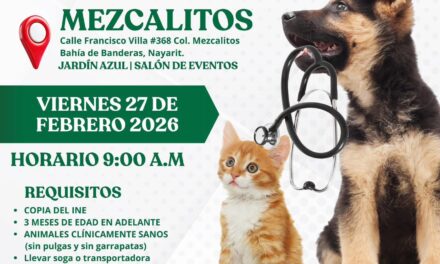Jornada de Esterilización Gratuita llega a Mezcalitos