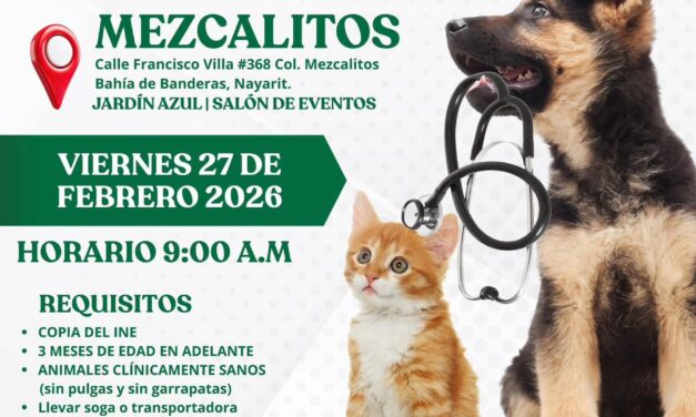 Jornada de Esterilización Gratuita llega a Mezcalitos
