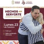 Héctor Santana encabezará audiencia ciudadana en Mezcales