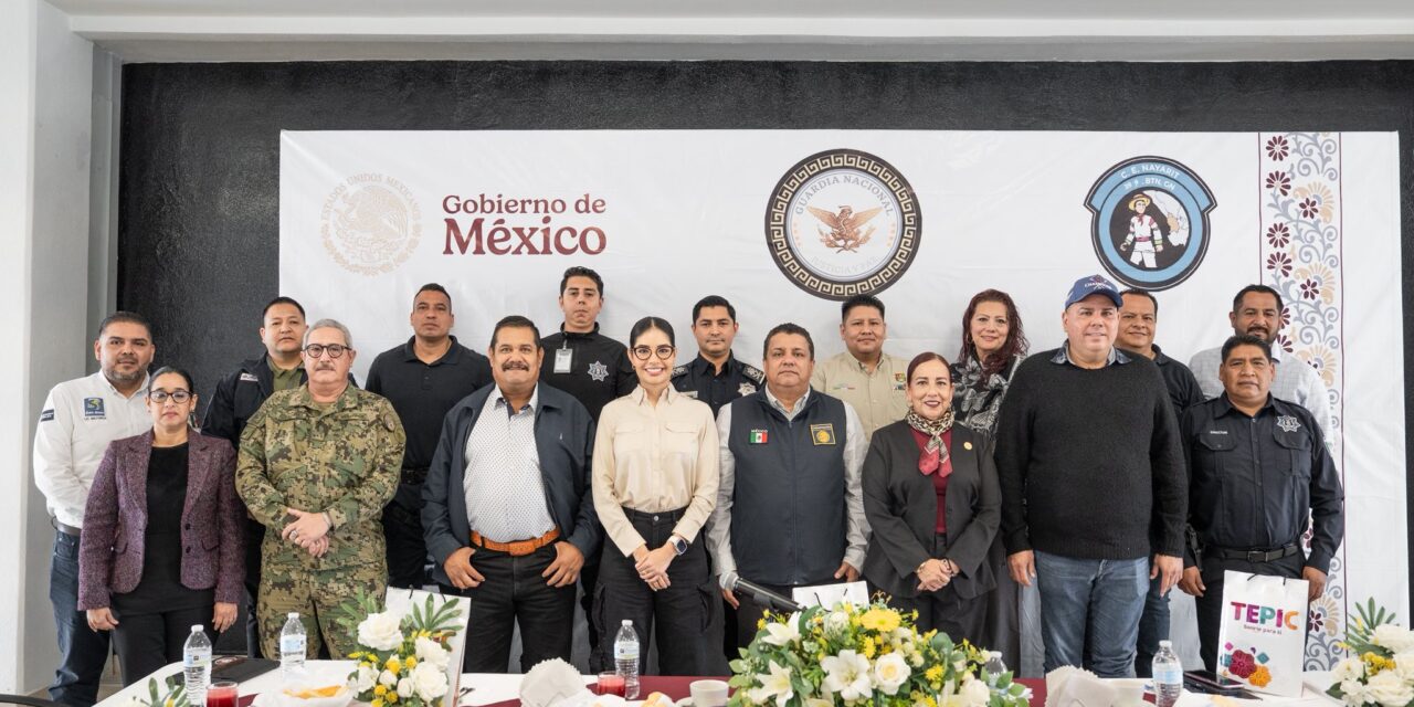 La seguridad se fortalece con trabajo coordinado y acciones permanentes.