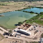 Miguel Ángel Navarro y Beatriz Estrada supervisan construcción de planta de tratamiento en La Fortuna, Tuxpan