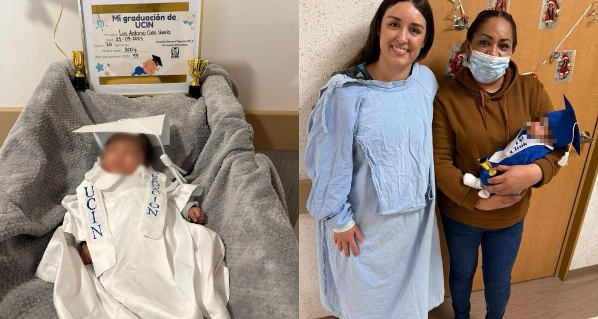 Salva IMSS Chihuahua a niño prematuro de 800 gramos, en UCIN del HGR No. 2 en Ciudad Juárez