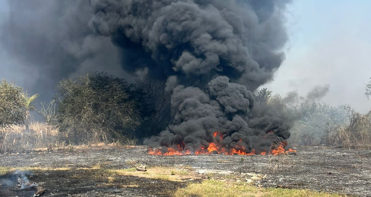 CONTROLAN INCENDIOS EN EL MUNICIPIO Y MANTIENEN ACTIVO SOLO UNO EN LAS PALMAS