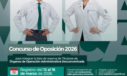 ¡PARTICIPA EN EL CONCURSO DE OPOSICIÓN 2026 DEL IMSS!