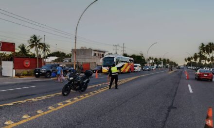 OPERATIVO VIAL EN BOULEVARD MATANCHEN POR COMPETENCIA “AGUAS ABIERTAS”
