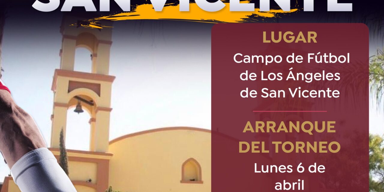 ¡LANZAN TORNEO DE BARRIOS EN SAN VICENTE PARA IMPULSAR EL DEPORTE Y LA CONVIVENCIA!