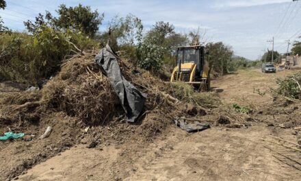 INICIAN LIMPIEZA Y DESAZOLVE EN CANAL PLUVIAL DE LA COLONIA JESÚS GARCÍA