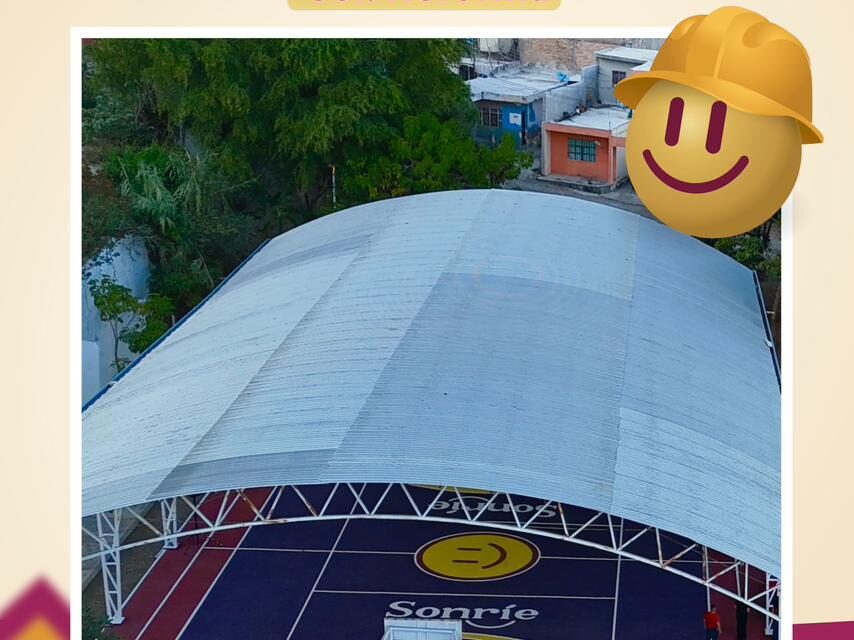 ASÍ LUCE HOY LA CANCHA DE LA COLONIA REFORMA