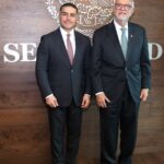 REFUERZAN COORDINACIÓN MIGUEL ÁNGEL NAVARRO QUINTERO Y OMAR GARCÍA HARFUCH EN BENEFICIO DE LAS Y LOS NAYARITAS