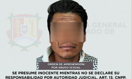 CAPTURADO PROBABLE RESPONSABLE DE ABUSO SEXUAL