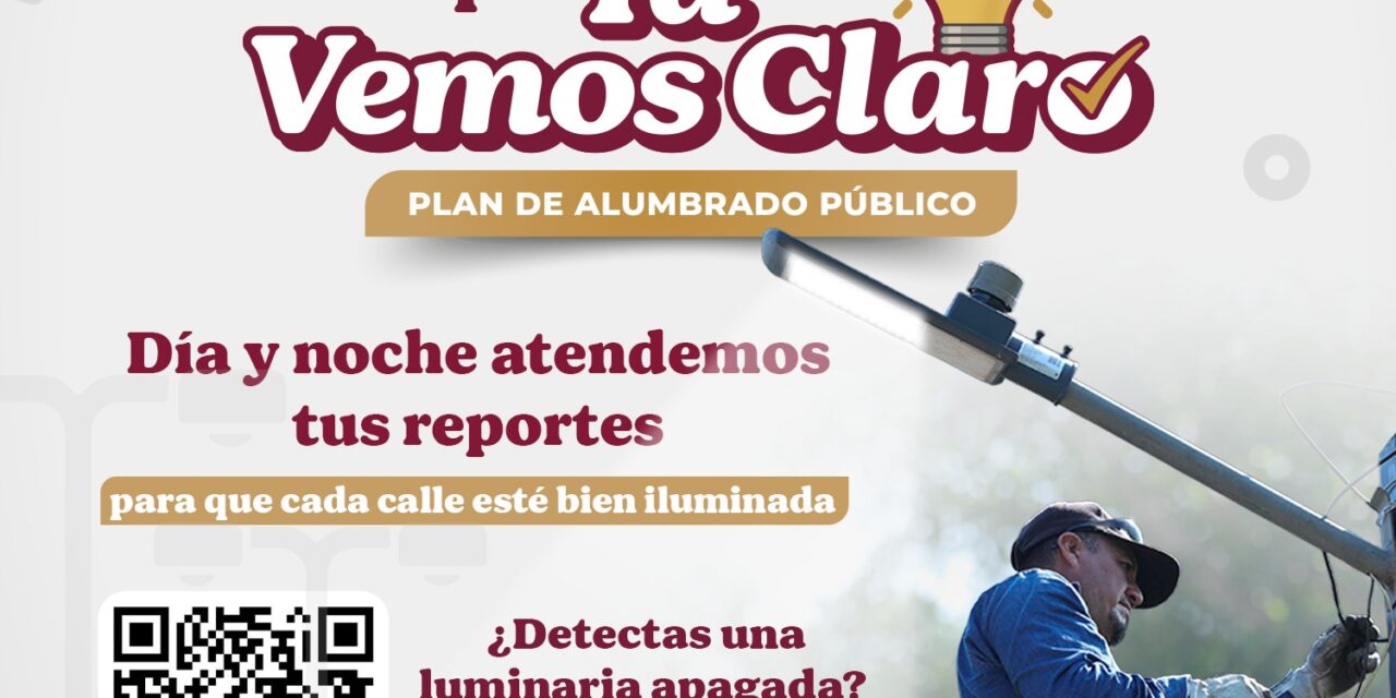 ALUMBRADO PÚBLICO TRABAJA DÍA Y NOCHE PARA MANTENER TEPIC BIEN ILUMINADO