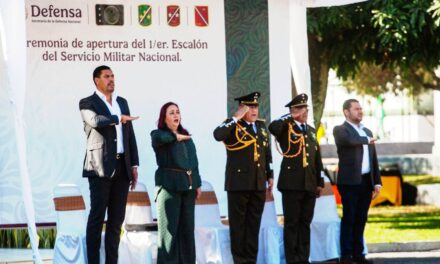 INAUGURAN PRIMER ESCALÓN DEL SERVICIO MILITAR NACIONAL EN XALISCO