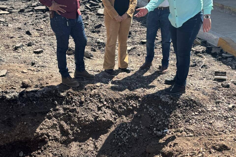 SUPERVISAN OBRAS EN MAGNOLIA Y 8 DE JULIO EN XALISCO