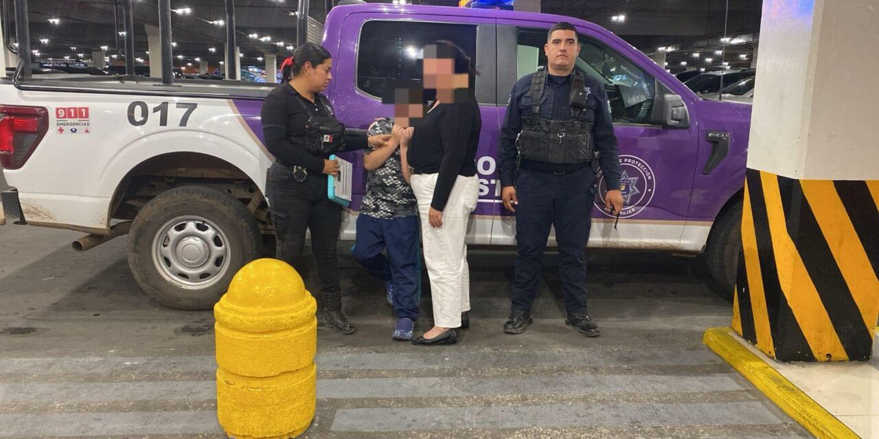 SSPC LOCALIZA A MENOR EXTRAVIADO EN TEPIC Y LO ENTREGA SANO Y SALVO A SU FAMILIA