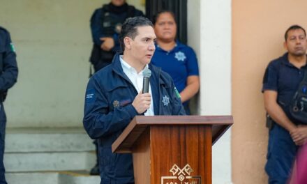 Héctor Santana rinde último pase de lista al policía tercero Marco Antonio Sedano Marcial