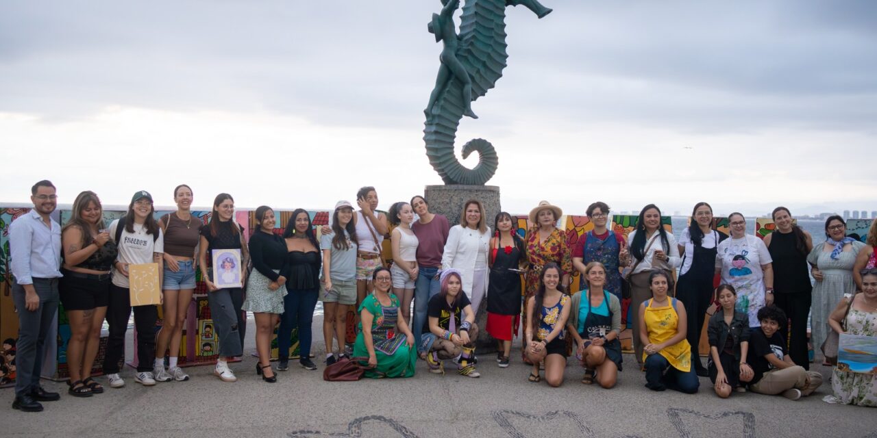 Pinceladas Frente al Mar llena de arte y color el Malecón de Puerto Vallarta