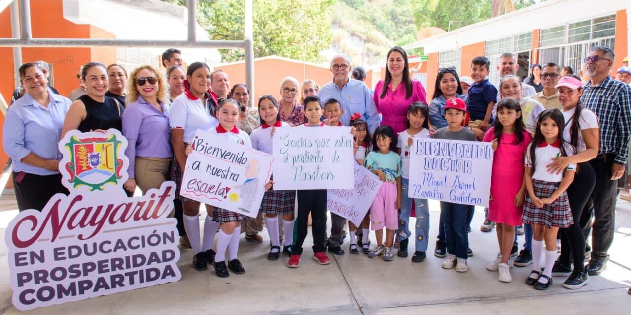 INICIAN OBRAS EN PRIMARIA DE TEPIC PARA MEJORAR ESPACIOS