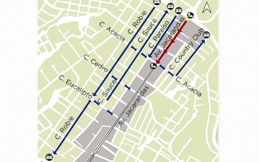 GOBERNADOR MIGUEL ÁNGEL NAVARRO QUINTERO PRESENTA RUTAS ALTERNAS POR OBRAS EN AVENIDA JACARANDAS