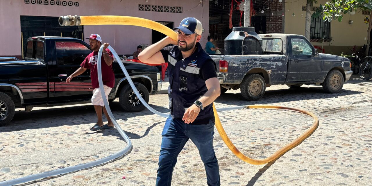 SE REGULARIZA EL SERVICIO DE AGUA EN VALLE DE BANDERAS TRAS TRABAJOS DE REPARACIÓN