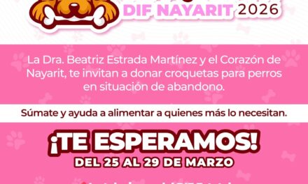 ¡SÚMATE AL CROQUETÓN DIF NAYARIT 2026 Y AYUDA A PERRITOS EN SITUACIÓN DE ABANDONO!