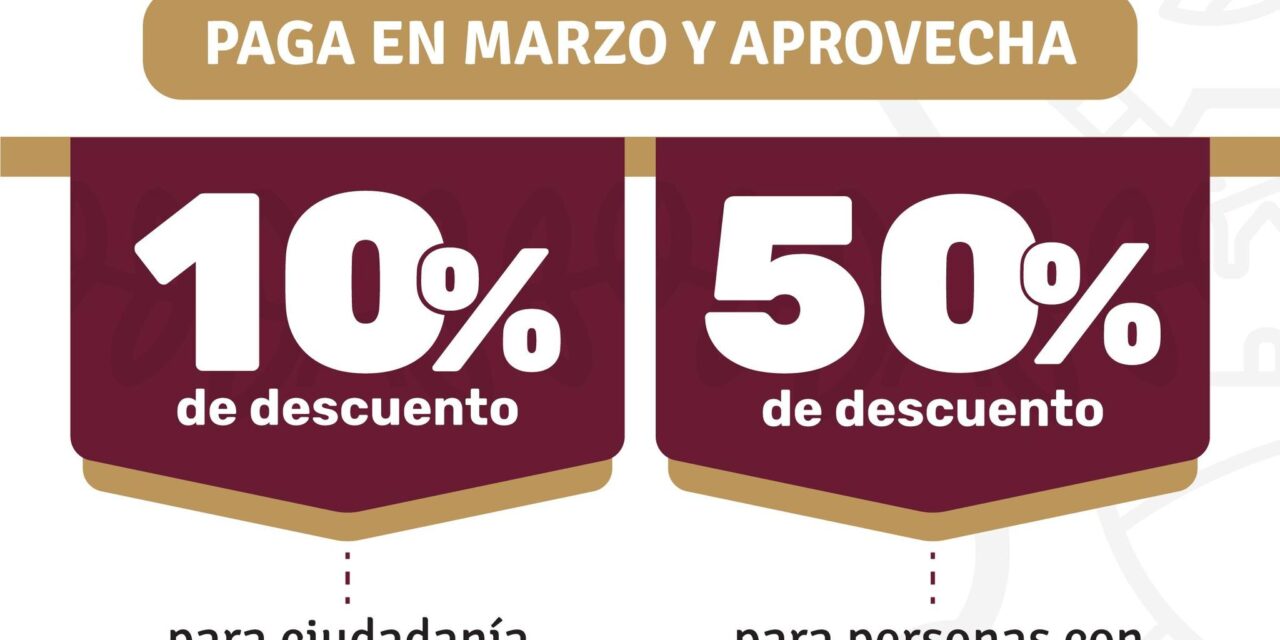 APROVECHA 10% DE DESCUENTO EN EL PREDIAL EN XALISCO