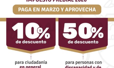 APROVECHA 10% DE DESCUENTO EN EL PREDIAL EN XALISCO