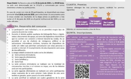 ¡JUVENTUDES A DEBATIR! CONCURSO “OPINIONES DEMOCRÁTICAS DE LA JUVENTUD”