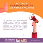 ALTO A LA VIOLENCIA CONTRA NIÑAS Y MUJERES: ¡DENUNCIA Y ACTÚA!