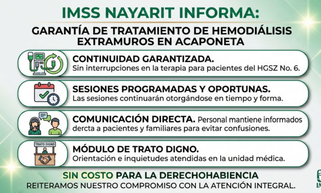 Sector salud informa